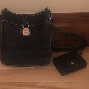 Matching Dooney & Bourke Leather Purse and Wallet